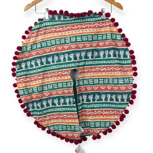 Primitives by Kathy Tree Skirt Bohemian Tassels Cotton Christmas Holiday